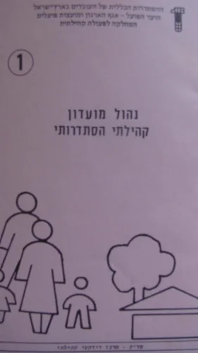 עטיפת הספר נהול מועדון קהילתי הסתדרותי