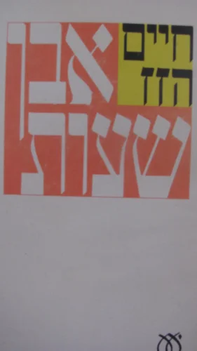 עטיפת הספר אבן שעות