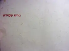 עטיפת הספר נייר עד כלות יצירתה של גויס שמידט