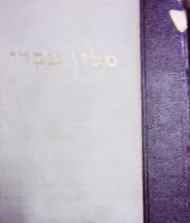 עטיפת הספר מלון עברי