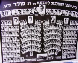 עטיפת הספר תמונת מחזור בית הספר הממלכתי לדוגמא עש הנרייטה סולד מחזור לד שנת תשכז