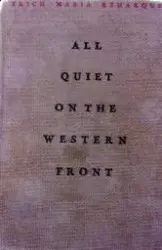 עטיפת הספר all quiet on the western front