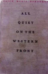 עטיפת הספר all quiet on the western front