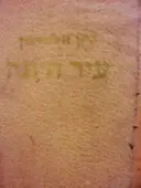 עטיפת הספר עיר היונה-מהדורה ראשונה