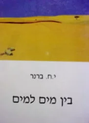 עטיפת הספר בין מים למים