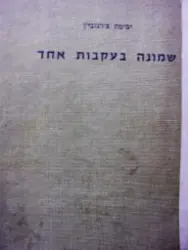 עטיפת הספר שמונה בעקבות אחד