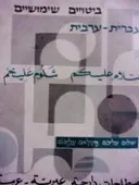 עטיפת הספר ביטויים שימושיים עברית ערבית מדוברת וערבית ספרותית