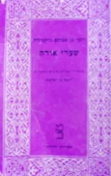 עטיפת הספר שערי אורה כרך ראשון 27