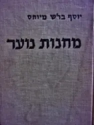 עטיפת הספר מחנות נוער