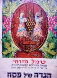 עטיפת הספר הגדה של פסח כרמל מזרחי