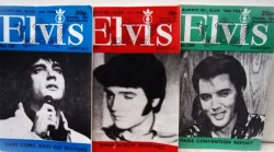 עטיפת הספר ELVIS חוברות של מועדון המעריצים של אלוויס-3 חוברות