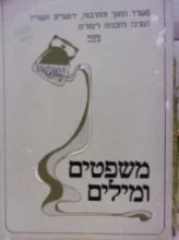 עטיפת הספר משפטים ומילים