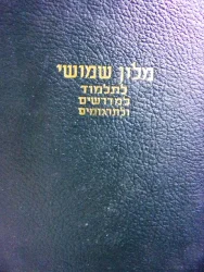 עטיפת הספר מלון שמושי לתלמוד למדרש ולתרגום כרך ראשון א-ל