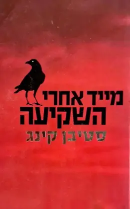 עטיפת הספר מייד אחרי השקיעה