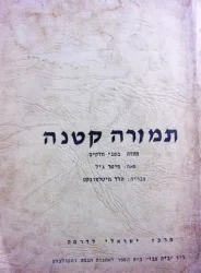 עטיפת הספר תמורה קטנה