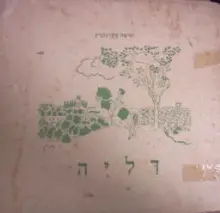 עטיפת הספר דליה