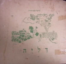 עטיפת הספר דליה