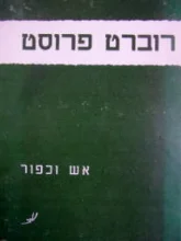 עטיפת הספר אש וכפור