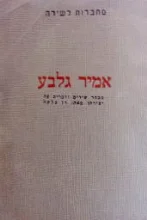 עטיפת הספר אמיר גלבע מבחר שירים ודברים על יצירתו