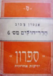 עטיפת הספר חדר חולים מס 6