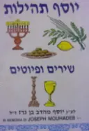 עטיפת הספר יוסף תהילות שירים ופיוטים