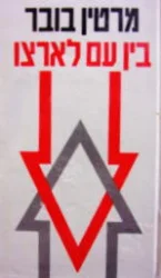 עטיפת הספר בין עם לארצו