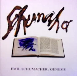 עטיפת הספר GENESSIS- EMIL SCHUMACHER עברית גרמנית