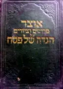 עטיפת הספר אוצר פרושים וציורים על הגדה של פסח