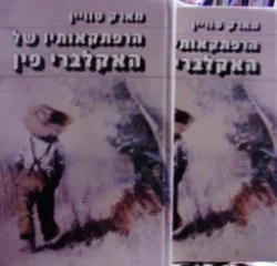 עטיפת הספר הרפתקאותיו של האקלברי פין-2 כרכים