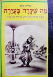 עטיפת הספר מה שקרה בעירה