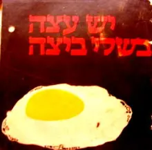 עטיפת הספר יש עצה בשלי ביצה