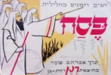 עטיפת הספר חגים וזמנים בחלילית פסח