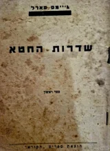 עטיפת הספר שדרות החטא כרך ראשון