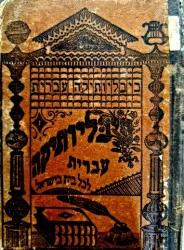עטיפת הספר ביבליותיקה עברית לכל בית ישראל באין מטרה ספר ראשון