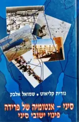 עטיפת הספר סיני אנטומיה של פרידה מדיניות פינוי יישובים ופינוי מפונים מחצי האי סיני