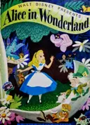 עטיפת הספר alice in wonderland