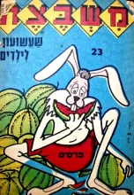 עטיפת הספר משבצת שעשועון לילדים מס 23