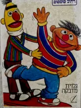 עטיפת הספר גלוית מדבקה רחוב סומסום אריק ובנץ