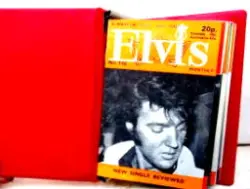 עטיפת הספר ELVIS חוברות של מועדון המעריצים של אלוויס-10 חוברות