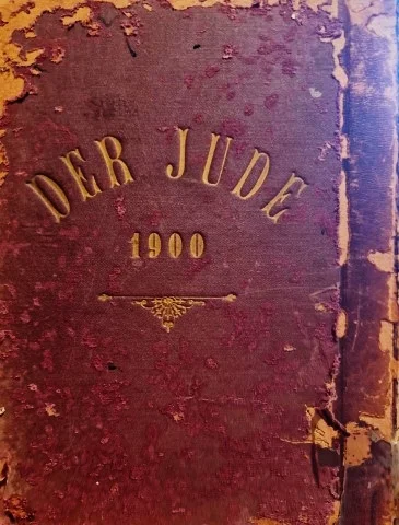 עטיפת הספר DER JUDE 1900 דר יוד 1900 כרך שנתי