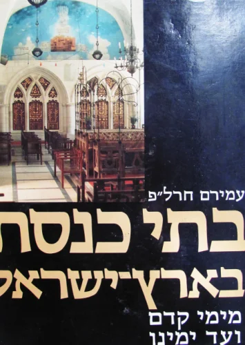 עטיפת הספר בתי כנסת בארץ ישראל מימי קדם ועד ימינו