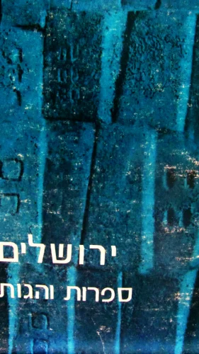 עטיפת הספר ירושלים ספרי ספרות והגות יא יב