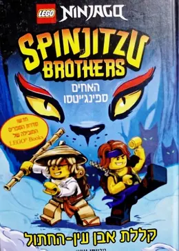 עטיפת הספר SPINJITZU BROTHERS האחים ספינגיסטו קללת אבן עין החתול