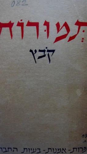 עטיפת הספר תמורות קובץ