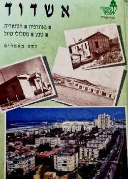 עטיפת הספר אשדוד גיאוגרפיה הסטוריה טבע מסלולי טיולים לקט מאמרים