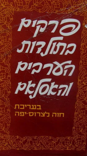 עטיפת הספר פרקים בתולדות הערבים והאסלאם