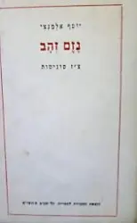 עטיפת הספר נזם זהב