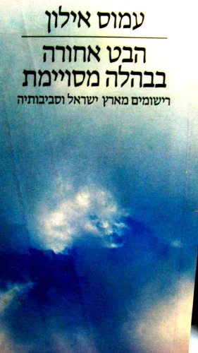 עטיפת הספר הבט אחורה בבהלה מסויימת