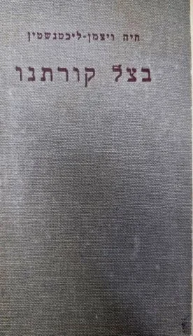 עטיפת הספר בצל קורתנו
