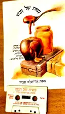 עטיפת הספר כפית של דבש שירי ילדים ספר כולל קלטת שמע